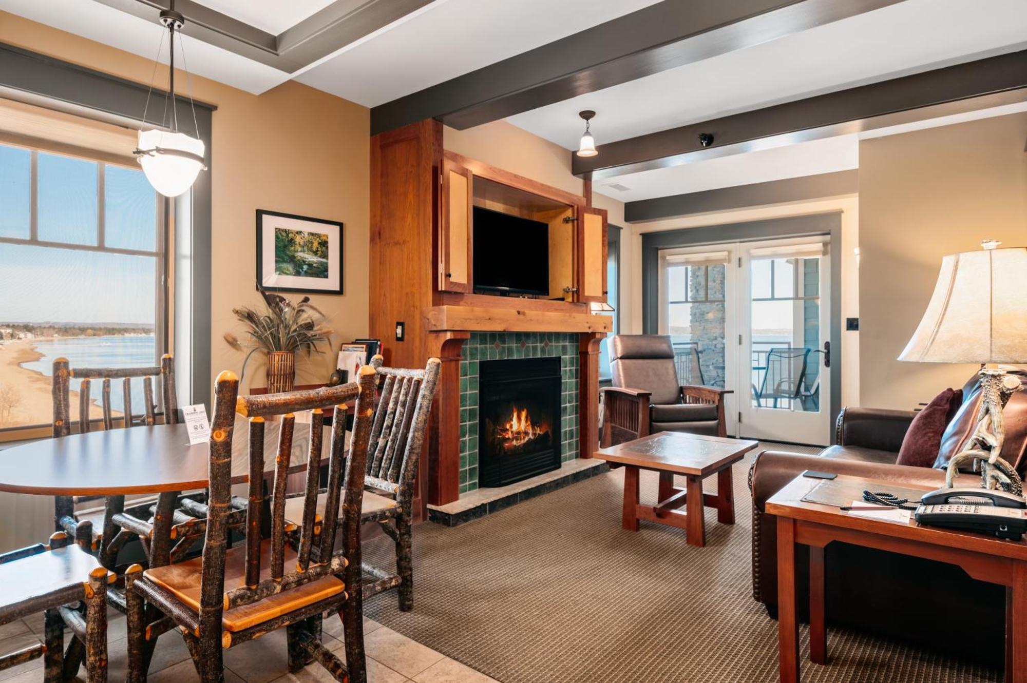 Tamarack Lodge Traverse City Kamer foto